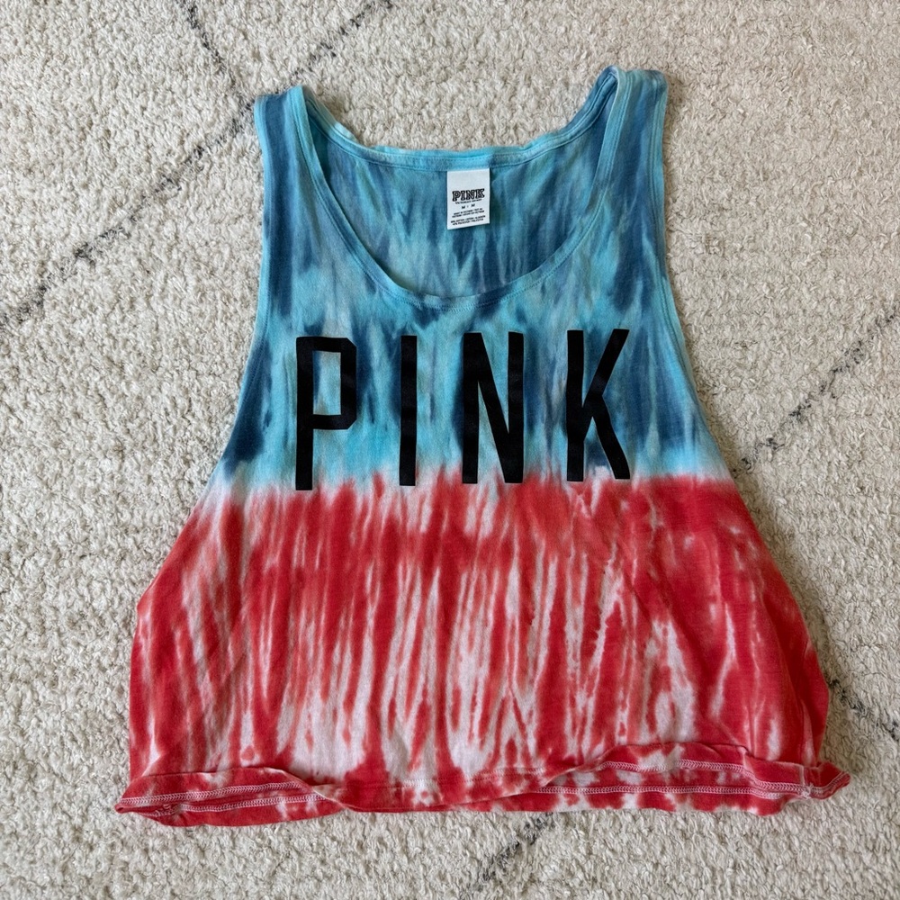 Red, White, and Blue VS PINK tank